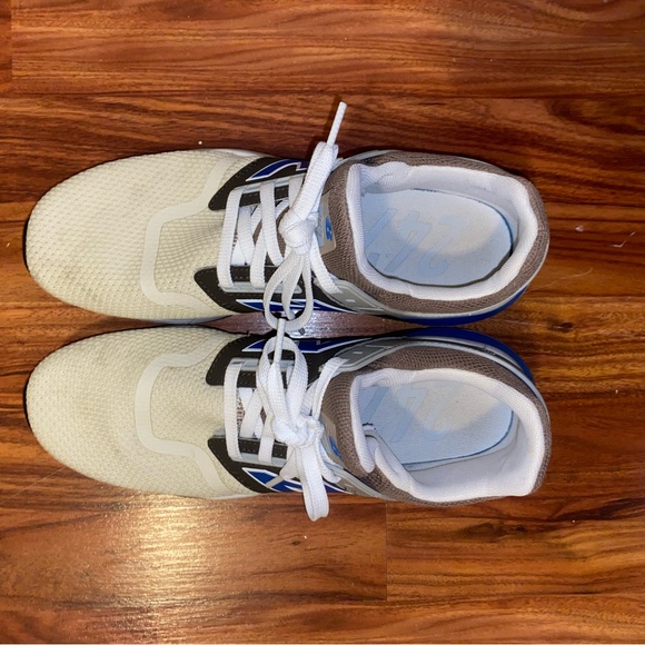New Balance 247 Cream/Blue/Brown. Size 9.5. Lightly Worn - Picture 5 of 6